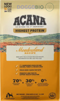 Acana Highest Protein Formula